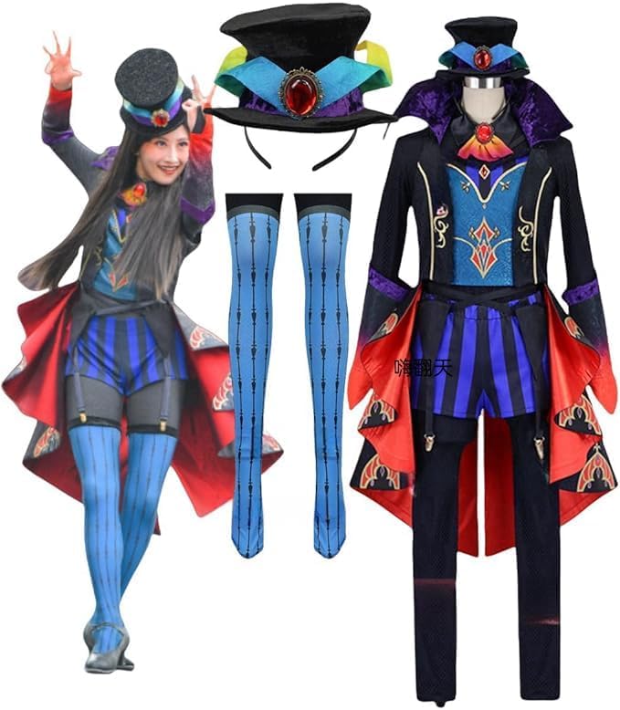 東京ディズニー ザ・ヴィランズ・ハロウィーンInto the Frenzy 先頭女性ダンサー 髪飾り＆ニーハイ付き レプリカ衣装 コスプレ衣装 22,493円