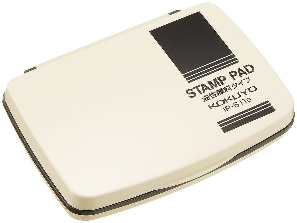 （まとめ買い）スタンプ台 油性顔料タイプ 小形 黒 IP-611D [x5]