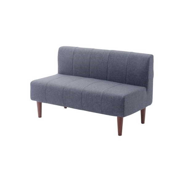 CELLUTANE ダイニングソファ インディゴブルー 日本製 座面ポケットコイル 二人掛け A1056p-W-612DBL メーカー直送