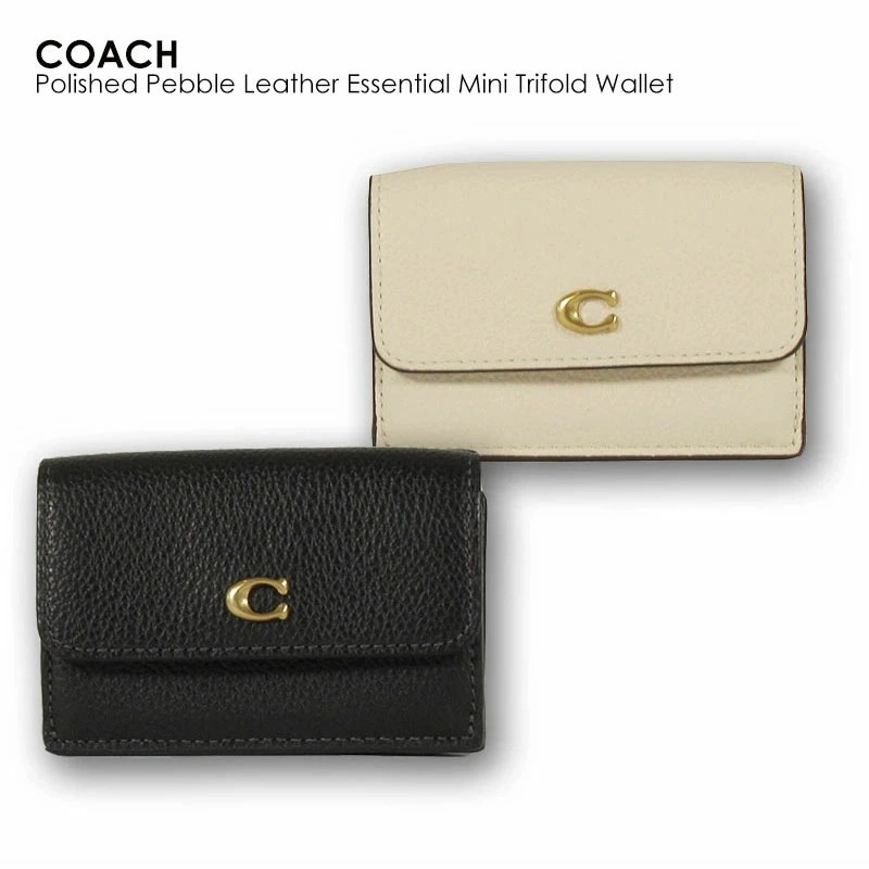 Leather Essential Mini Trifold Wallet CM437 ミニ トライフォールド ウォレット ミニ財布 三つ折り 3つ折り ミニウォレット 小さい財布