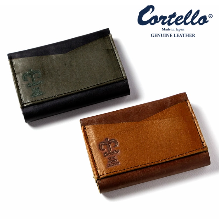 コルテロ 名刺入れ レザー 本革 カードケース メンズ ブランド カードホルダー Cortello イタリアンレザー姫路レザー おしゃれ かっこいい ギフト 日本製