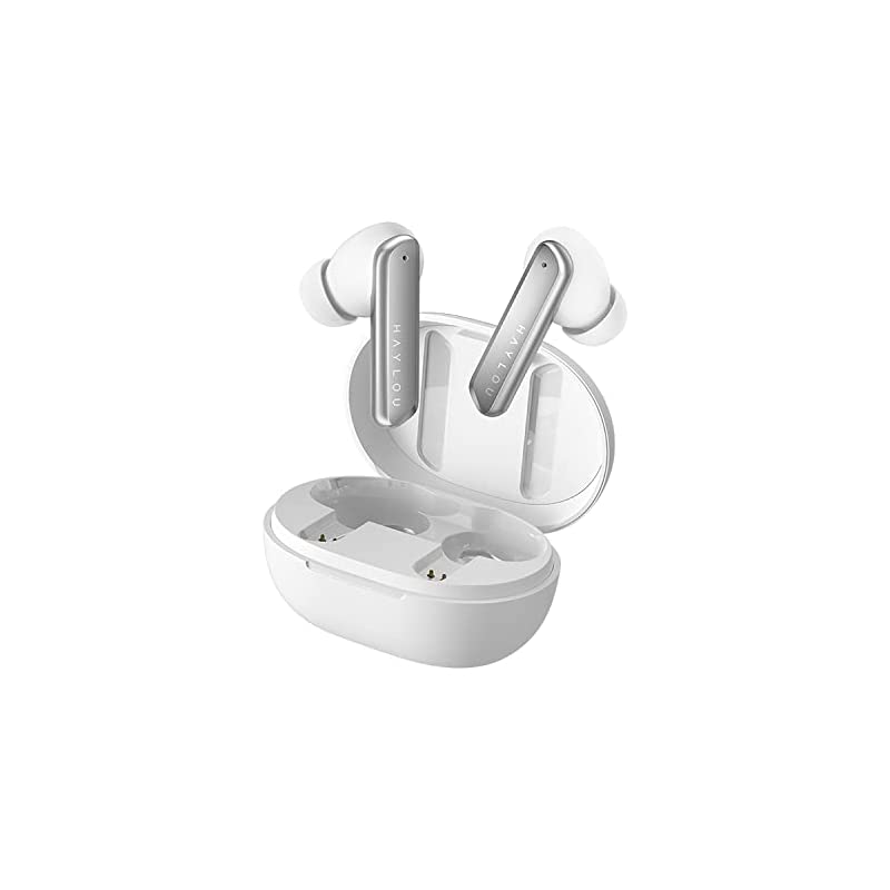 ハイブリッド ワイヤレスイヤホン W1 [Bluetooth 5.2 バランスドアーマチュア 7mmダイナミックドライバー 超軽量 完全ワイヤレスイヤホン 最大20時間再生 ノイズ低減 ホワイト 【国