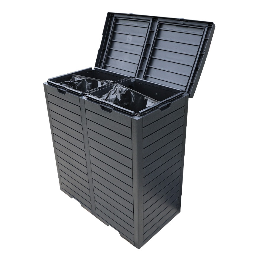 ゴミ箱 屋外 230L 屋外収納庫 物置 大容量 樹脂 頑丈 大型 安定 簡単組立 ゴミ荒らし防止 カラスよけ 大型 野良猫よけ ふた付き ゴミステーション ゴミボックス ゴミ収納 ゴミ保管 ゴミ収集 13,971円