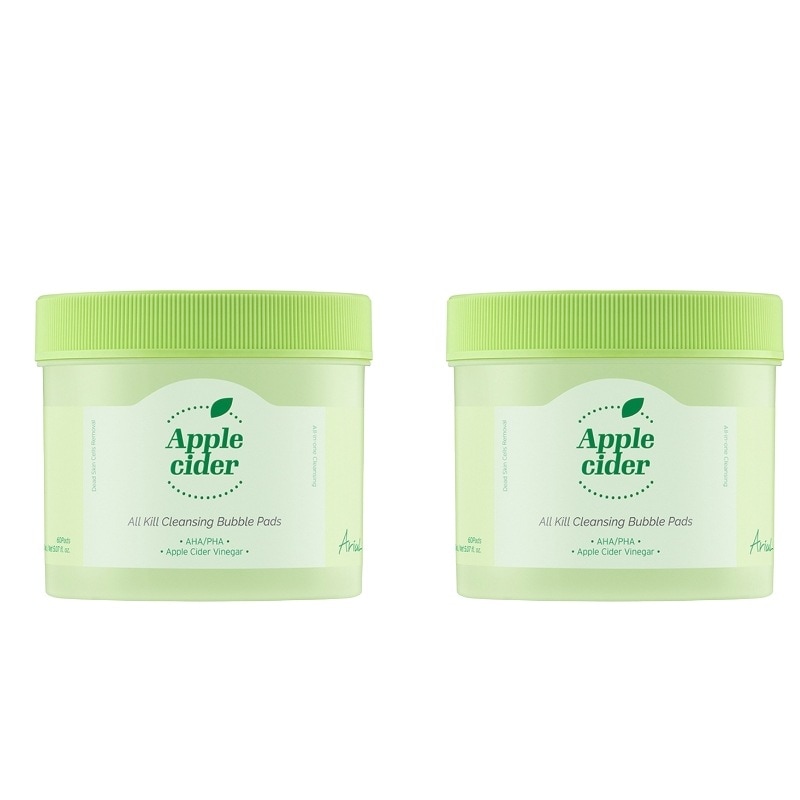 [1+1]アップルサイダー バブルパッド 洗顔パッド 角質ケア 毛穴ケア メイク落とし 4,970円