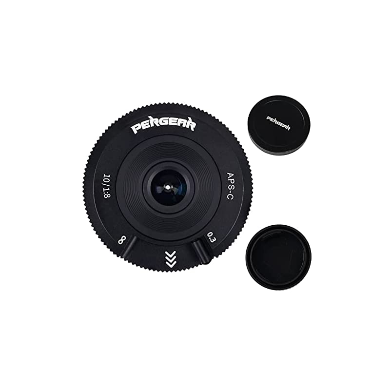 10mm F8 超薄型パンケーキレンズ 小型 マニュアルフォーカス広角レンズ ミラーレス対応