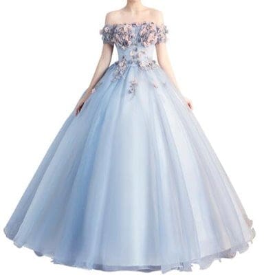 カラードレスオフショルダー結婚式パーティー演出ウェディング披露宴ロング丈大きいサイズ