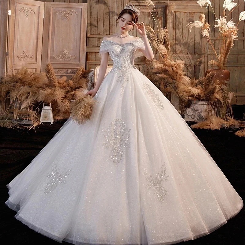 【3日で出荷】パーティードレス【高.品.質】 新作 フレンチヴィンテージ 高級感 結婚式 演奏会 発表会 卒業式 成人式 ドレスワンピース 花嫁ロングドレス 結婚式ワンピース ウェディングドレス 白7