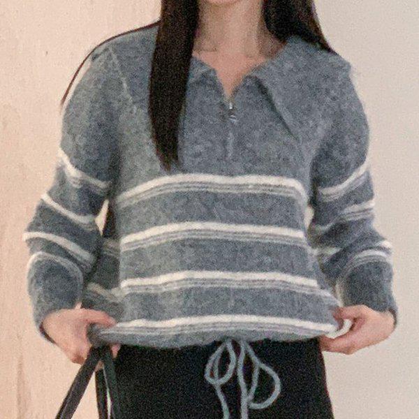 Hスタイル(KN)ジュッセラニットTシャツ9392冬女性ニットTシャツラウンドセーター基本Tシャツ