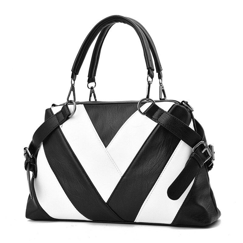 女性のためのレトロなヨーロッパとアメリカのハンドバッグ,ボストンスタイルのショルダーバッグ,puレザ