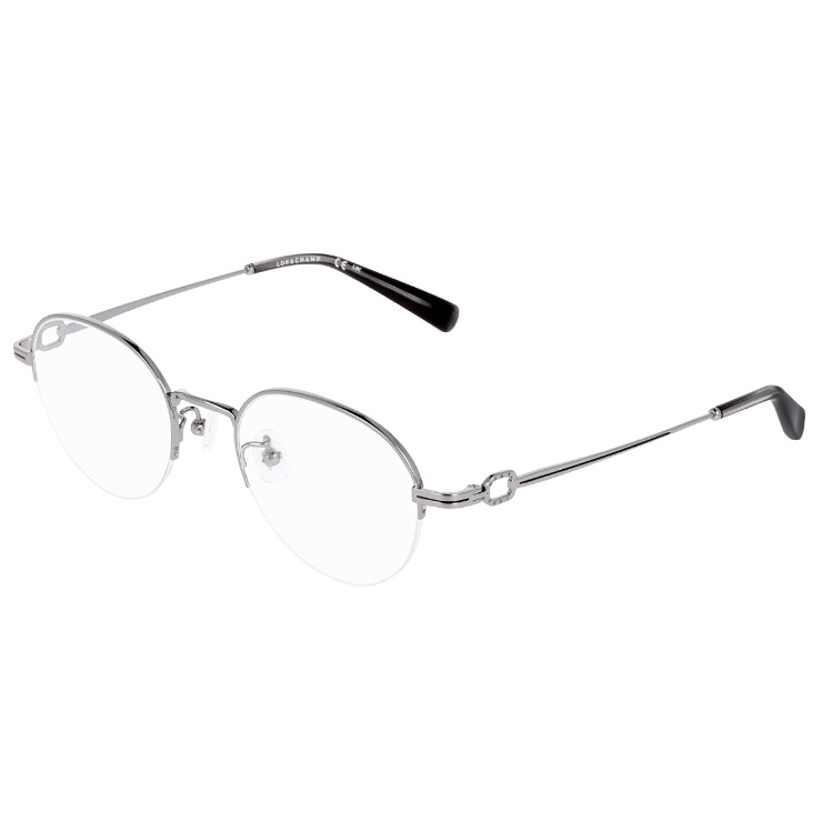 レディース メガネ lo2179lbj-035 47mm 眼鏡 かわいい おしゃれ 軽量 オーバル 型 ハーフリム ナイロール チタン フレーム FEMALE TITANIUM アジアンフィット