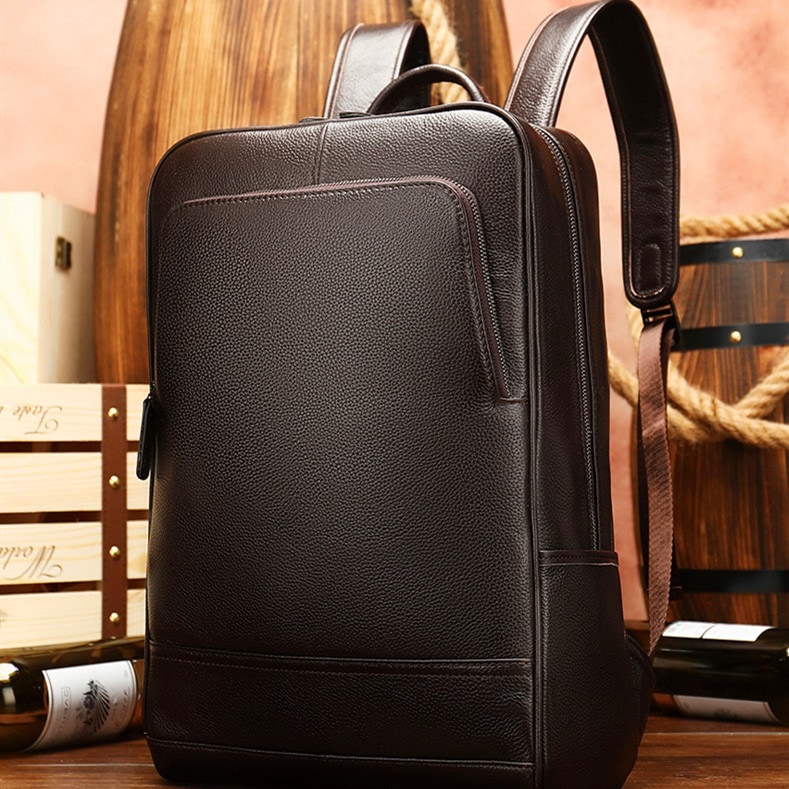 ビジネスリュック メンズ 本革 革 撥水加工 ビジネスリュックサック 多機能 父の日 9,274円