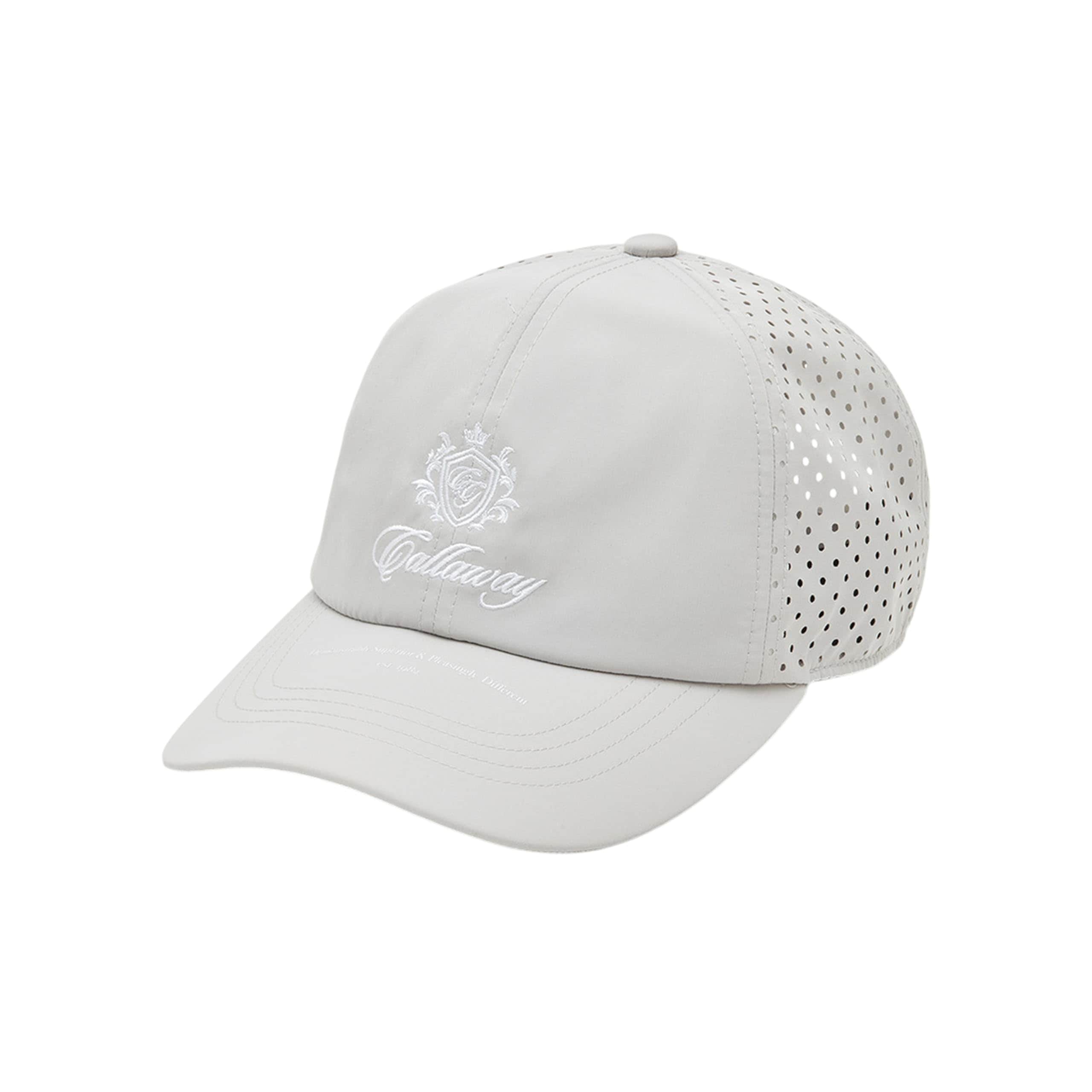 Qoo10最安値挑戦 [キャロウェイ] レディース キャップ (パンチング・サイズ調整可能) / 帽子 ゴルフ / C25191202 1020_グレー FR 4,697円