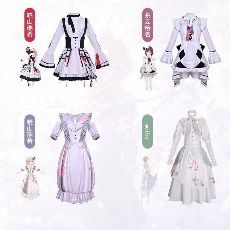 世界計画カラーステージ東雲絵名暁山瑞希初音mzk 5箱コスプレ衣装一式セット