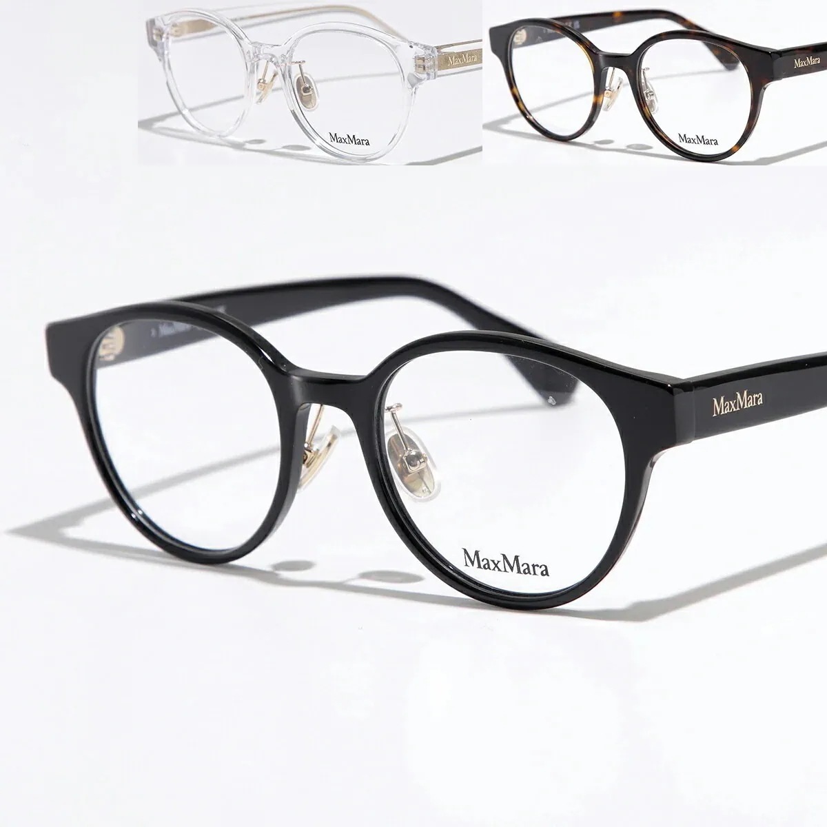 MAX MARA マックスマーラ メガネ MM5125-D レディース ボストン型 クリングスタイプ フルリム セルフレーム 眼鏡