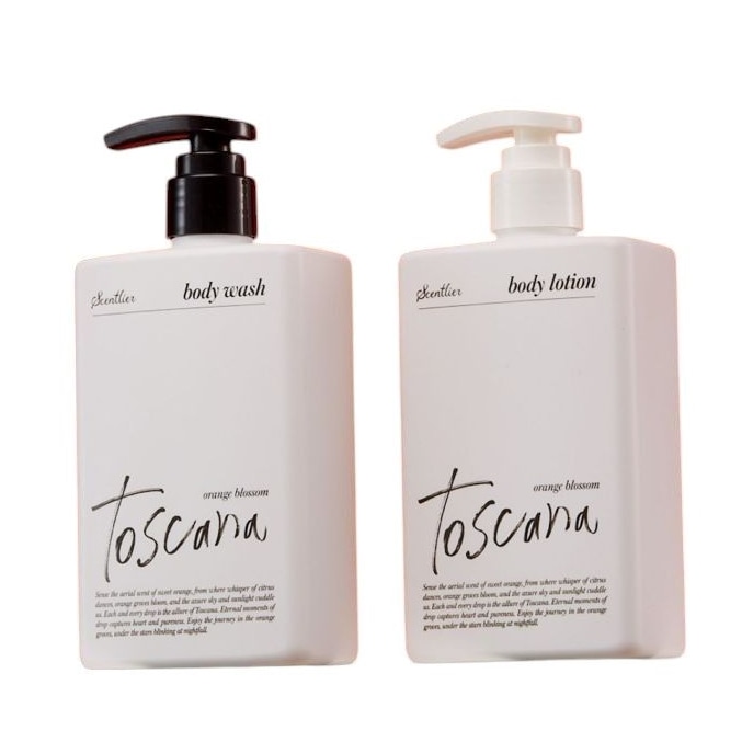 【正規品】トスカーナ オレンジ ブロッサム パフューム ボディケアセット（ボディウォッシュ320ml&ボディローション320ml）フローラル×シトラスの最高級ヴィーガンケア