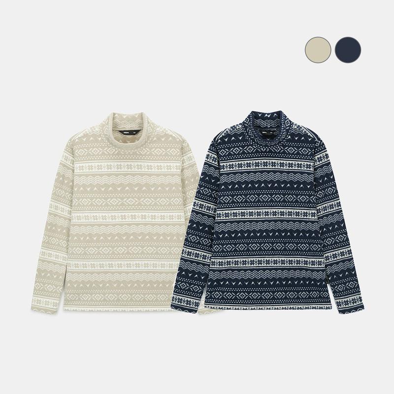 【通常価格:79,000ウォン】女性ノルディックマイクロフリースハイネックTシャツ7K85350