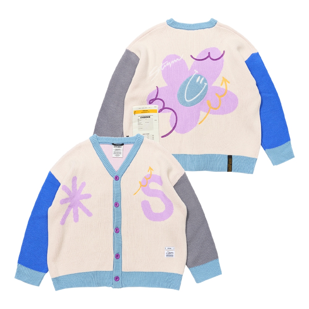 FLORAL OVERSIZED CARDIGAN MULTI