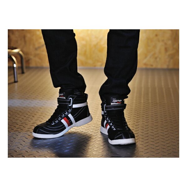 ライディング シューズ HBS-001 SAFE シューズ ブラック/ホワイトレッドライン 28.0cm D99069