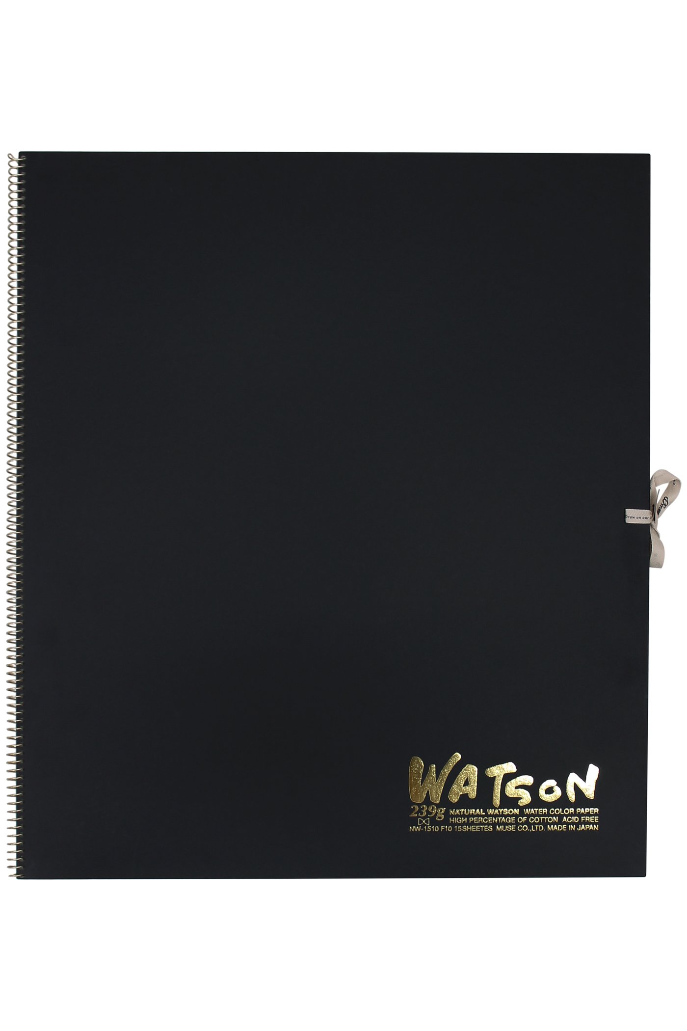 ミューズ 水彩紙 ワトソンブック F10 239g ナチュラル 15枚入り NW-1510 F10