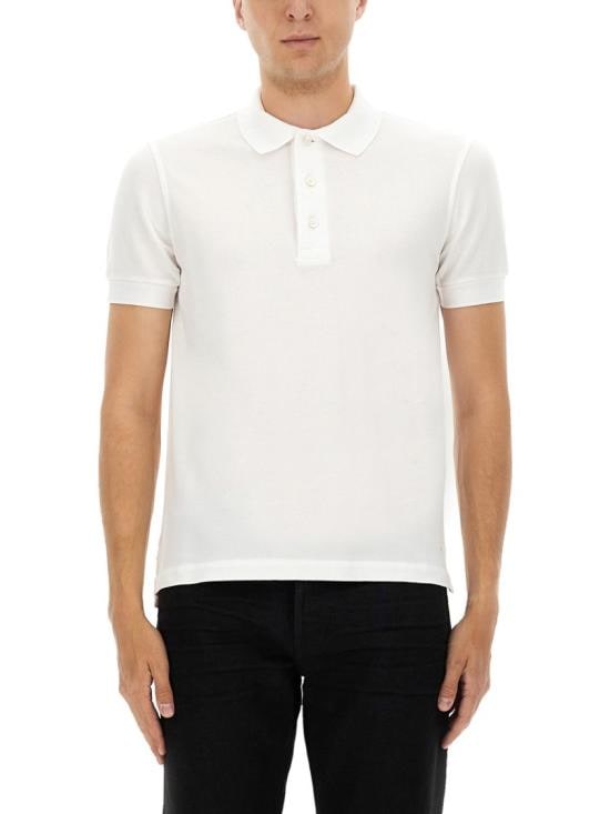 TOMFORD Men Polo Shirts JPS011 JMT013AW002 White