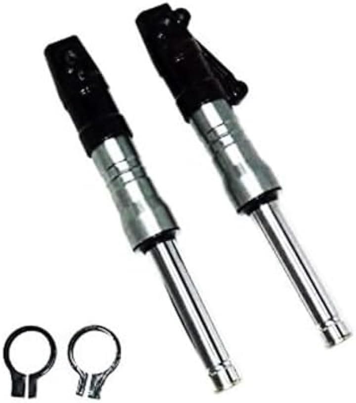 ホンダ 用 ディオ フロント フォーク 27mm ディスク ブレーキ 左右 SET ライブ ZX DIO AF18/AF27/AF28/AF35/AF34 HONDA 社外品(シルバー)