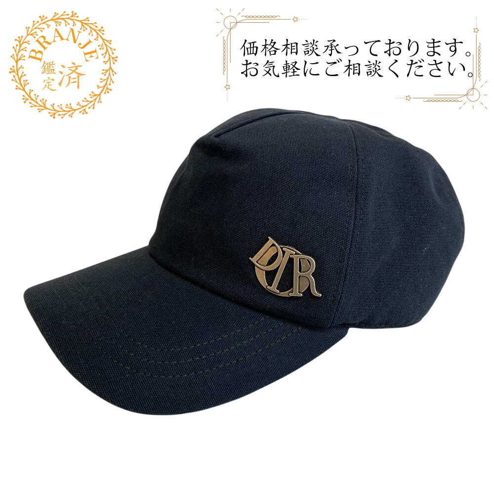 483C901B4511 チャーム コットン キャップ ブラック レディース