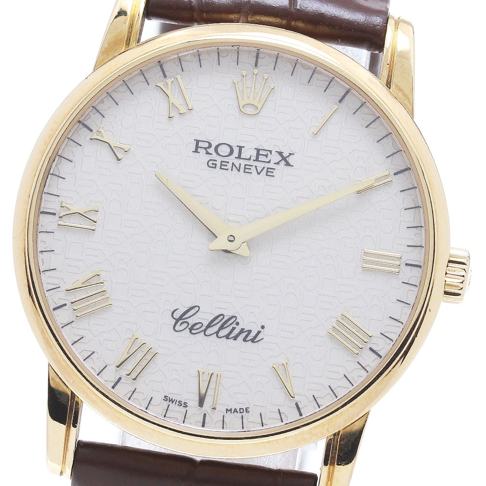 ロレックス ROLEX 5116 チェリーニ K18YG cal.1602 手巻き メンズ _862459【中古】