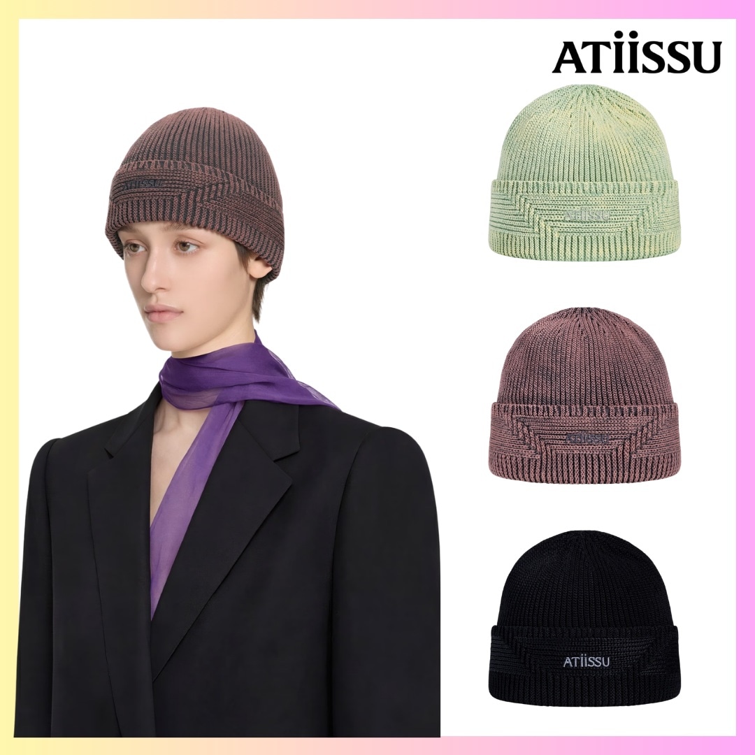 PLA BEANIE - 3 COLORS + FREE OMAKE 韓国ファッション レディースレディースニットビーニー
