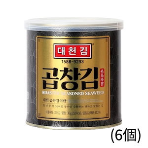 ホルモン 缶のり 30g 6缶 /韓国食品