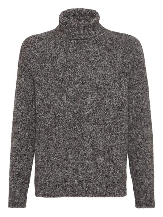 BRUNELLO CUCINELLI Men Turtle Neck M2B300703 C074 DARK GREY