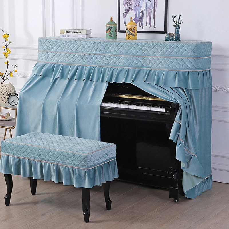 ピアノカバー 椅子カバー 2点セット フルカバー ピアノトップカバー 電子ピアノカバー アップライトピアノカバー デジタルピアノカバー 防塵カバー ピアノカバーセット 可愛い おしゃれ 韓国風 5,610円
