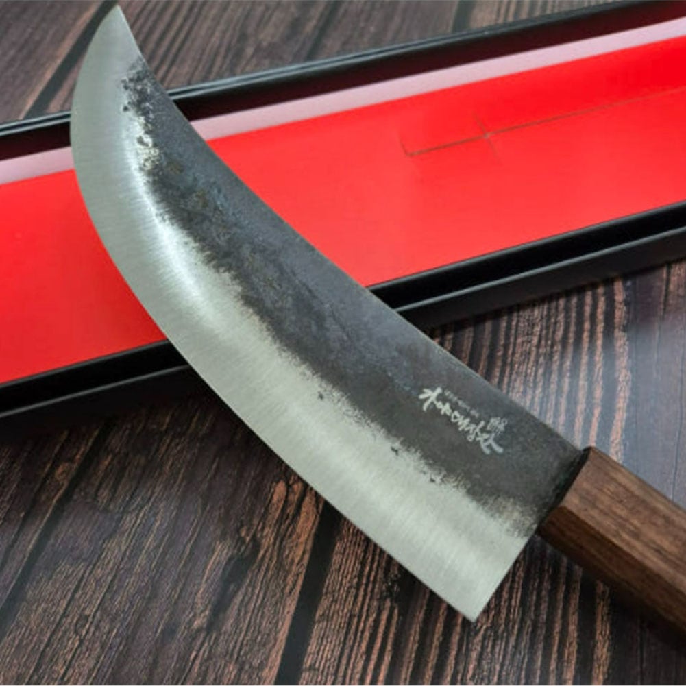 Traditional forged beoseonko knife (A knife with a curved-up tip)