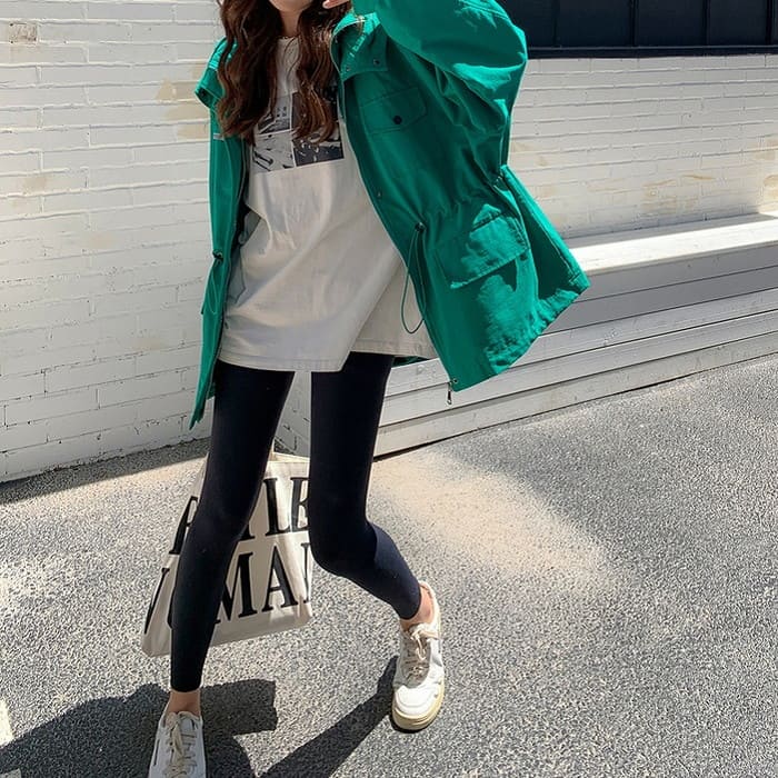 新品更新 即納 アウター ジャケット ウインドブレーカー シンプル レディース 韓国 高校生 中学生 b13292