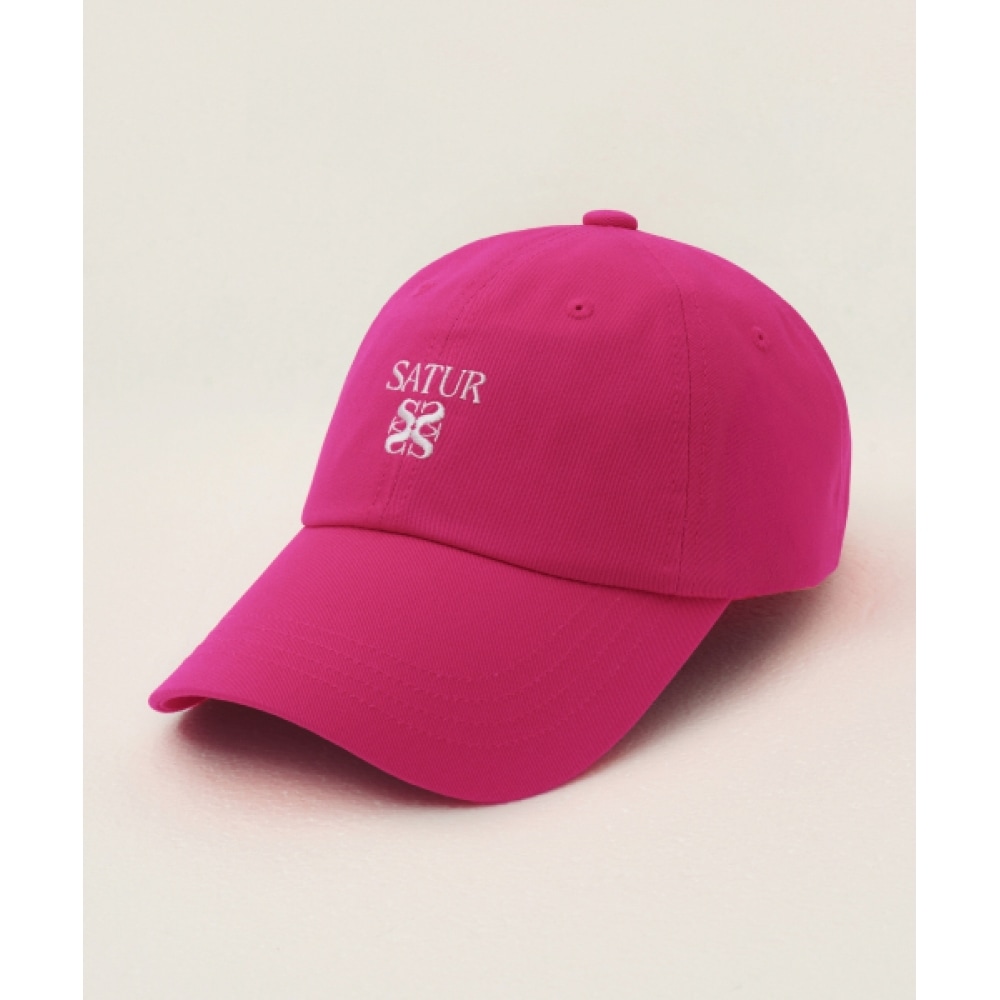 SATUR クラシックロゴキャップピンク