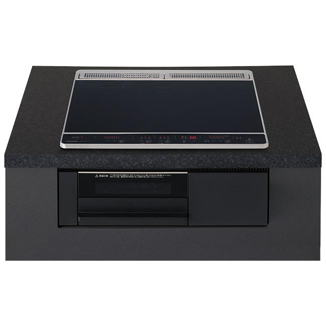 Panasonic パナソニック IHクッキングヒーター KZ-N1H6AK ビルトインタイプ 単相200V 幅60cm ブラック/ブラック