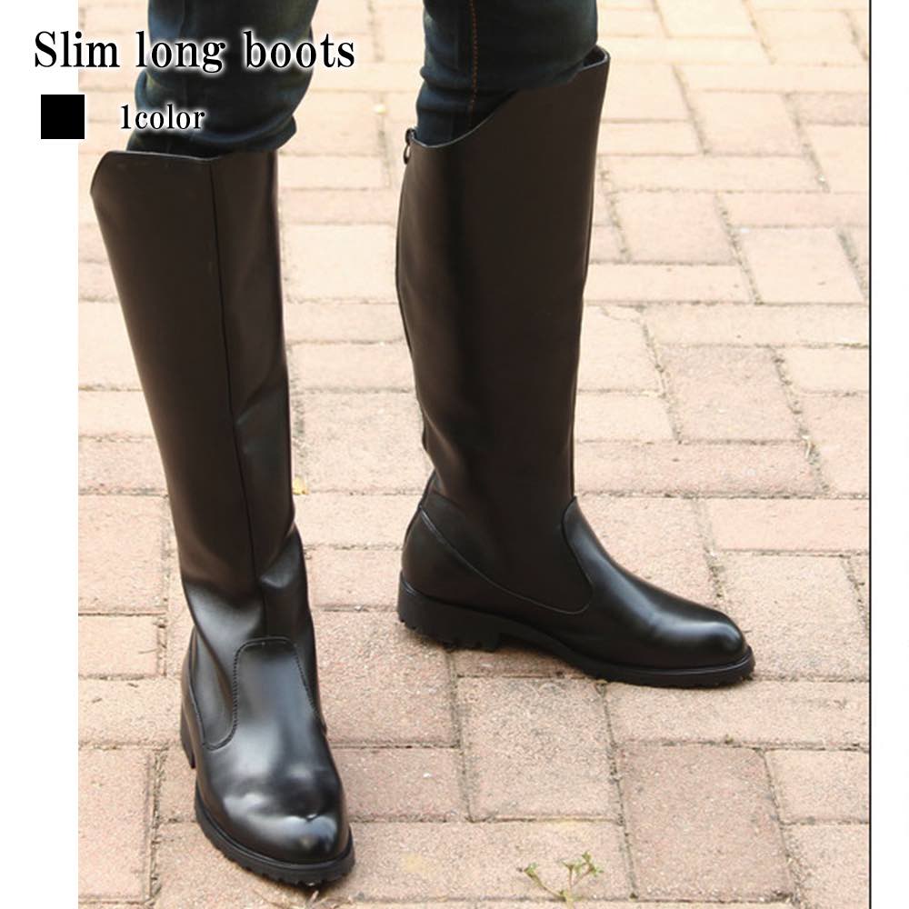 ブーツ メンズ スリムロングブーツ ハイカット 洗える 革 ルーム 防寒 秋 ファスナー シューズ 春 サイドジップ 滑らない 完全 軽い ブランド レザー フロント 暖かい ブーツセット 冬 ジッパ