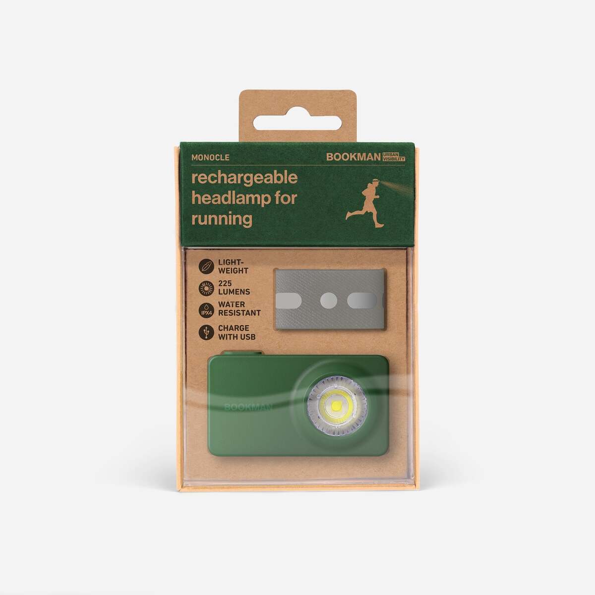 BOOKMAN BOOKMAN-478 モノクルヘッドランプ LEDヘッドライト 225ルーメン(Green) BOOKMAN478 6,336円