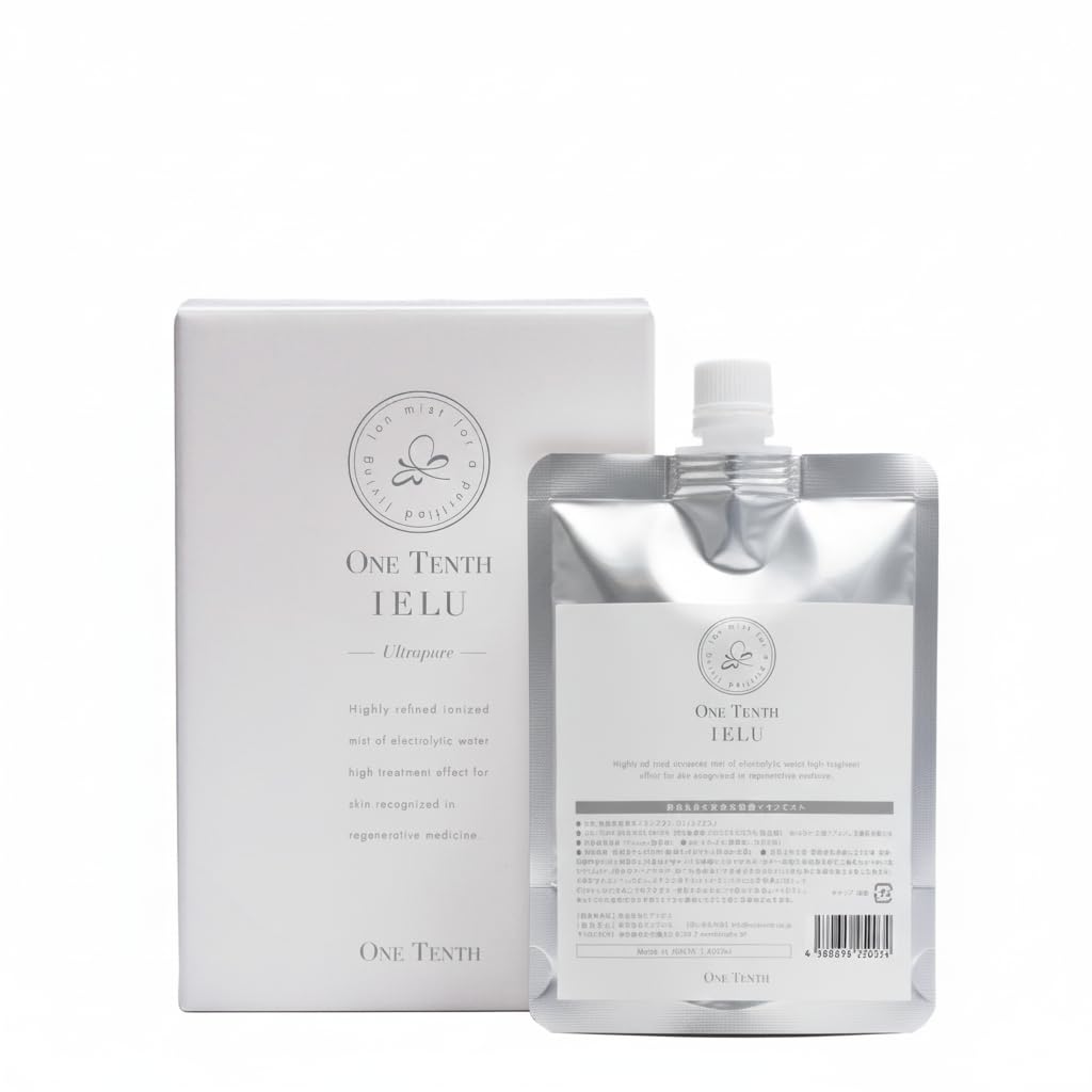 OneTenth IELU ultra pure 「飲めるほど安全×アルコール以上の除菌力」 除菌イオンミスト パウチ 詰め替えタイプ 1L 1袋 偽類似品にご注意ください