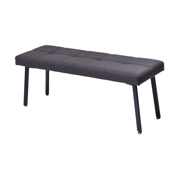 B.Bファニシング ONBN0203LEDGY ダークグレー モダンクラブダイニングベンチ メーカー直送