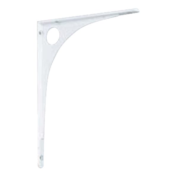 水上(MIZUKAMI) コンパクト棚受 白 150×200mm (1箱(6本入))