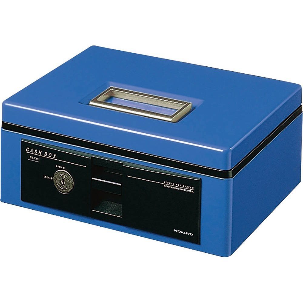 手提げ金庫 スタンダード A5 青 CB-Y13B