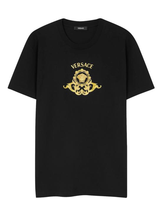 VERSACE Men T-Shirts 10139441A16704 1B000 Black