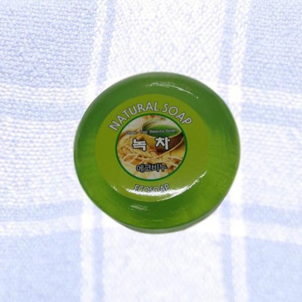 XBFK6N9L茶山緑茶 手作り石鹸 100g 4個 洗顔石鹸