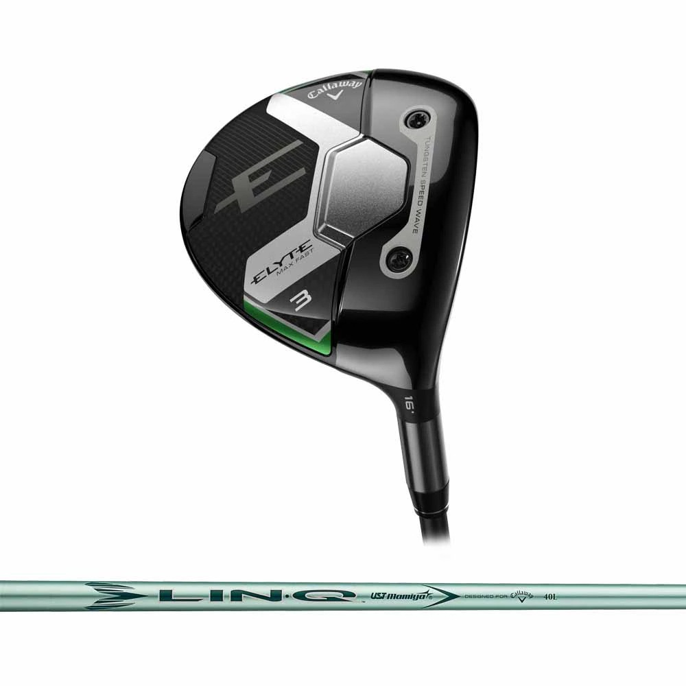 【レディース】ELYTE MAX FAST ウィメンズ フェアウェイウッド LIN-Q GREEN 40 for Callaway シャフト 2025
