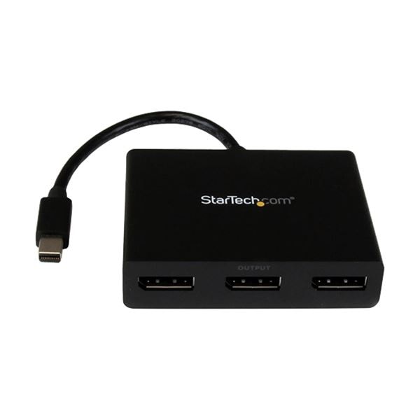 StarTech.com 3ポートMSTハブ Mini DisplayPort-3xDsiplayPort 4K対応 Windowsのみ対応MSTMDP123DP 1台 14,443円