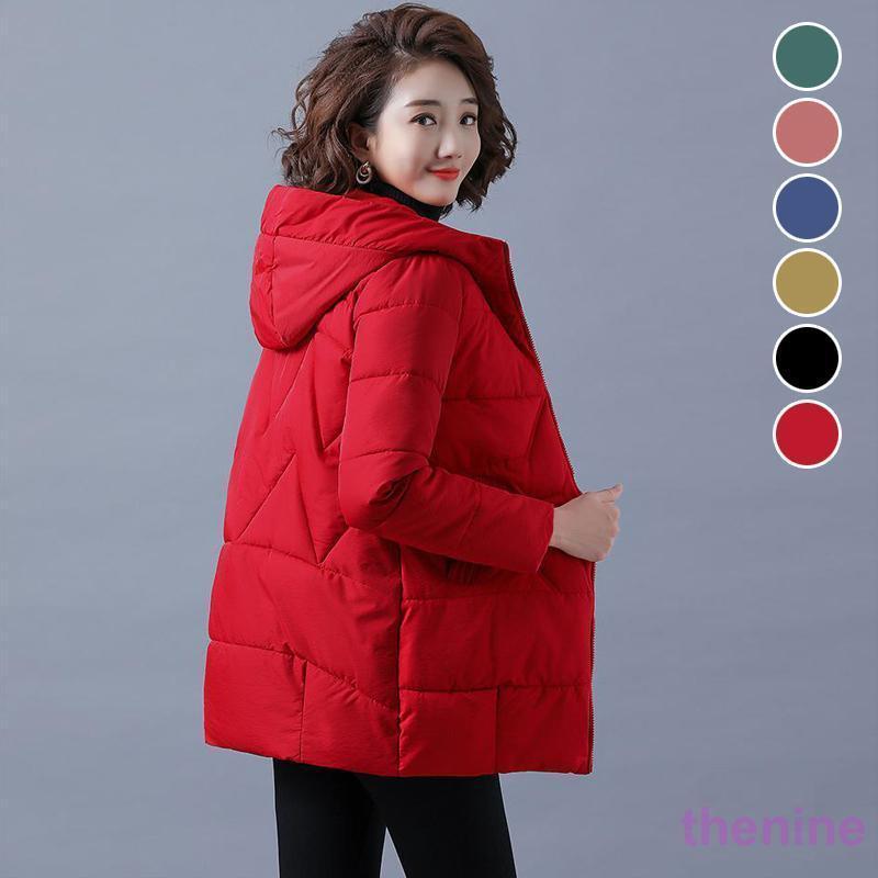 中綿コート レディース 中綿ダウンコート 中綿ジャケット ロング丈 秋冬 アウター パーカー フード付き 防寒 暖かい