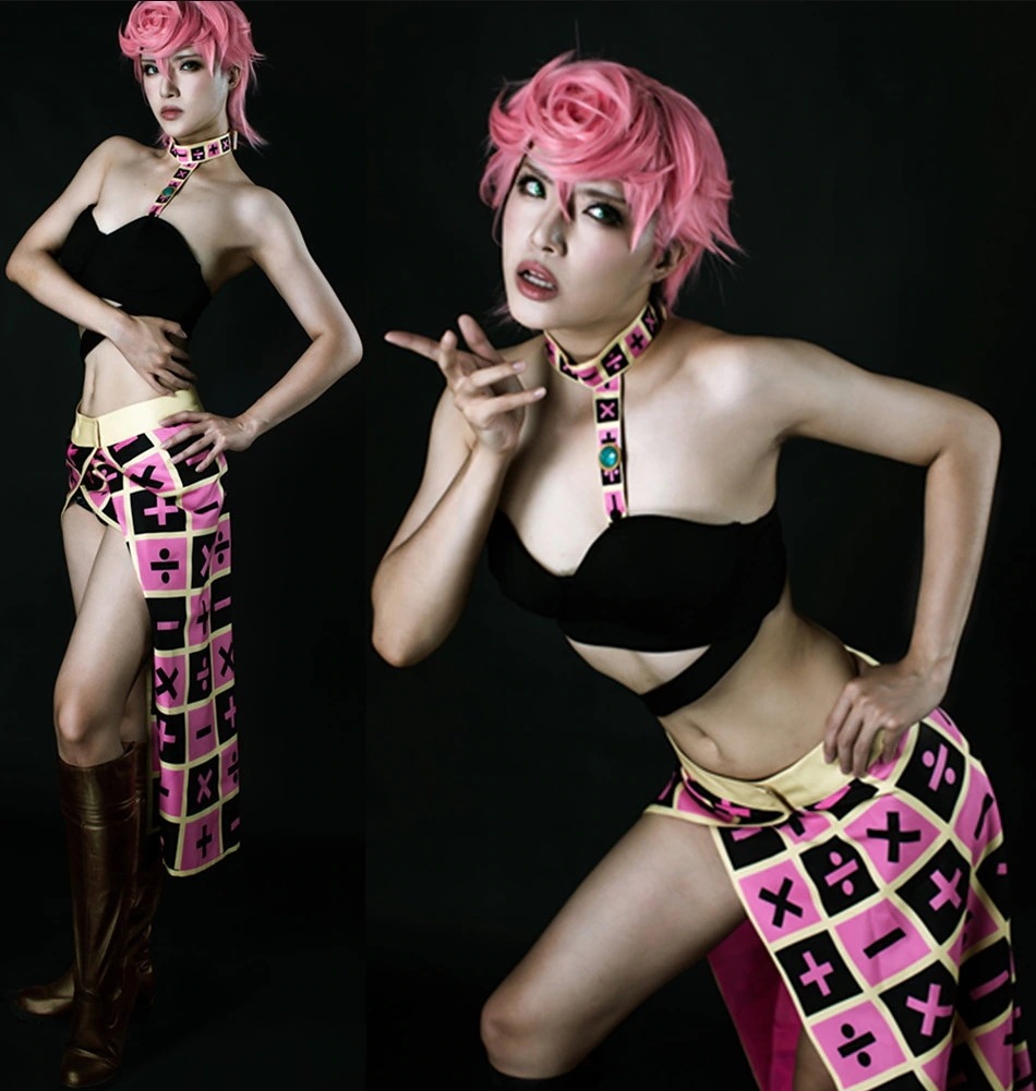 ジョジョの奇妙な冒険 トリッシュウナ コスプレ衣装 コスチューム 学園祭 イベント 文化祭 仮装