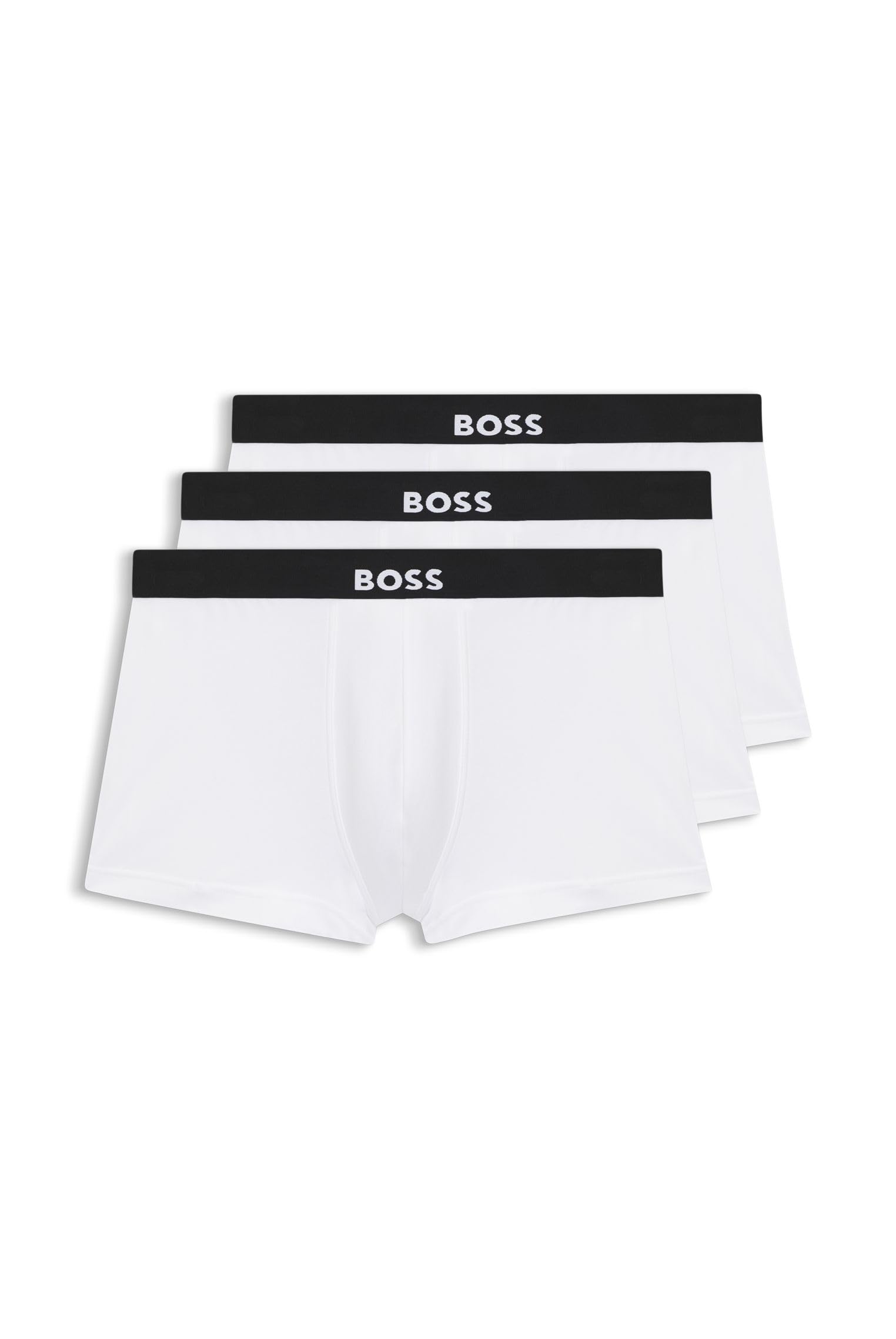 [BOSS] [ボス] ボクサーパンツ 3枚セット ストレッチコットン ロゴウエストバンド メンズ