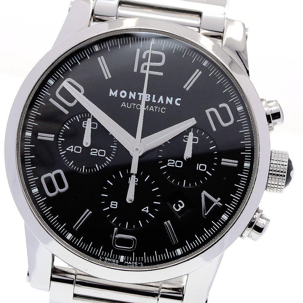 モンブラン MONTBLANC M29430 タイムウォーカー デイト 自動巻き メンズ 保証書付き_839648【中古】