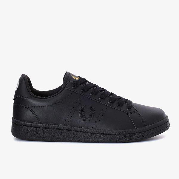 男性 (FRED PERRY) B721 レザー ブラック レザー スニーカー SFPU2336312 T38